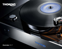 Thorens 2017-Catalog 